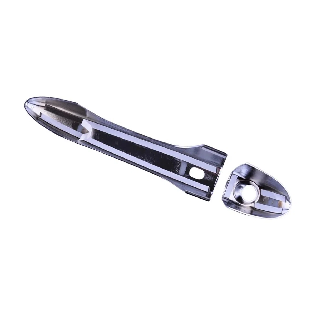 Maniglia Della Portiera Esterna dell'Auto Per Fiat Per 500X SUV 2016-2020 2021 2022 2023 Chrome Esterno Lato Porta Maniglia Della Copertura Trim Maniglia Lunetta Cap Per Smart Keyless maniglia della p