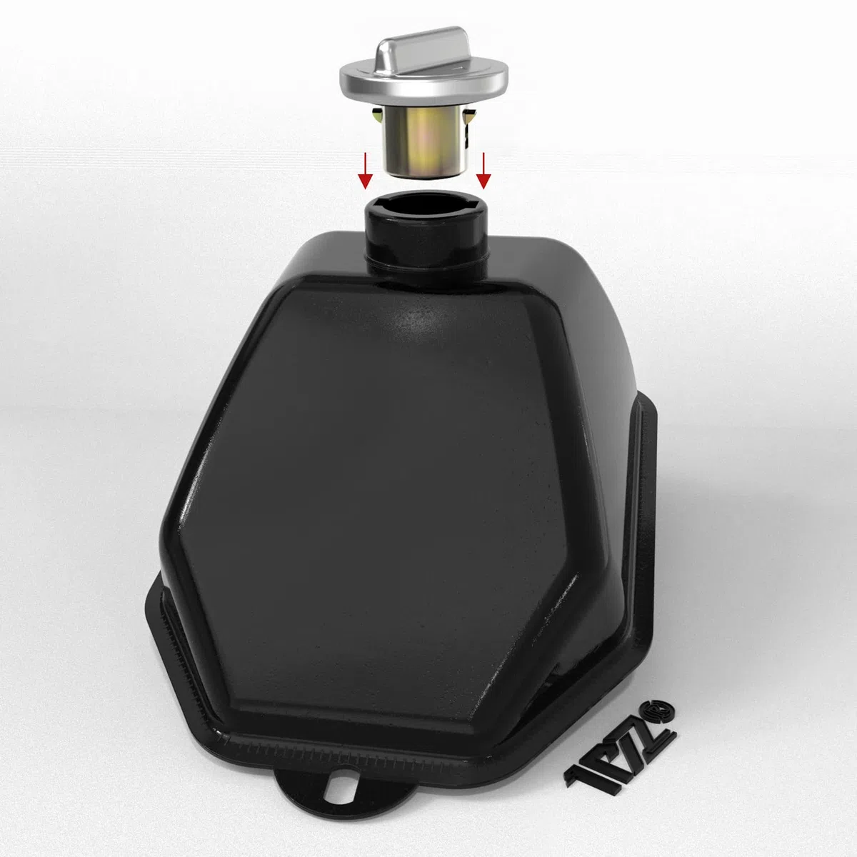 1PZ FR7-YT1 - Serbatoio carburante per Quad Bike 50 cc 70 cc 90 cc 110 cc 125 cc ATV Pocket Dirt Bike - Serbatoio di benzina di grande capacità e durevole, design impermeabile