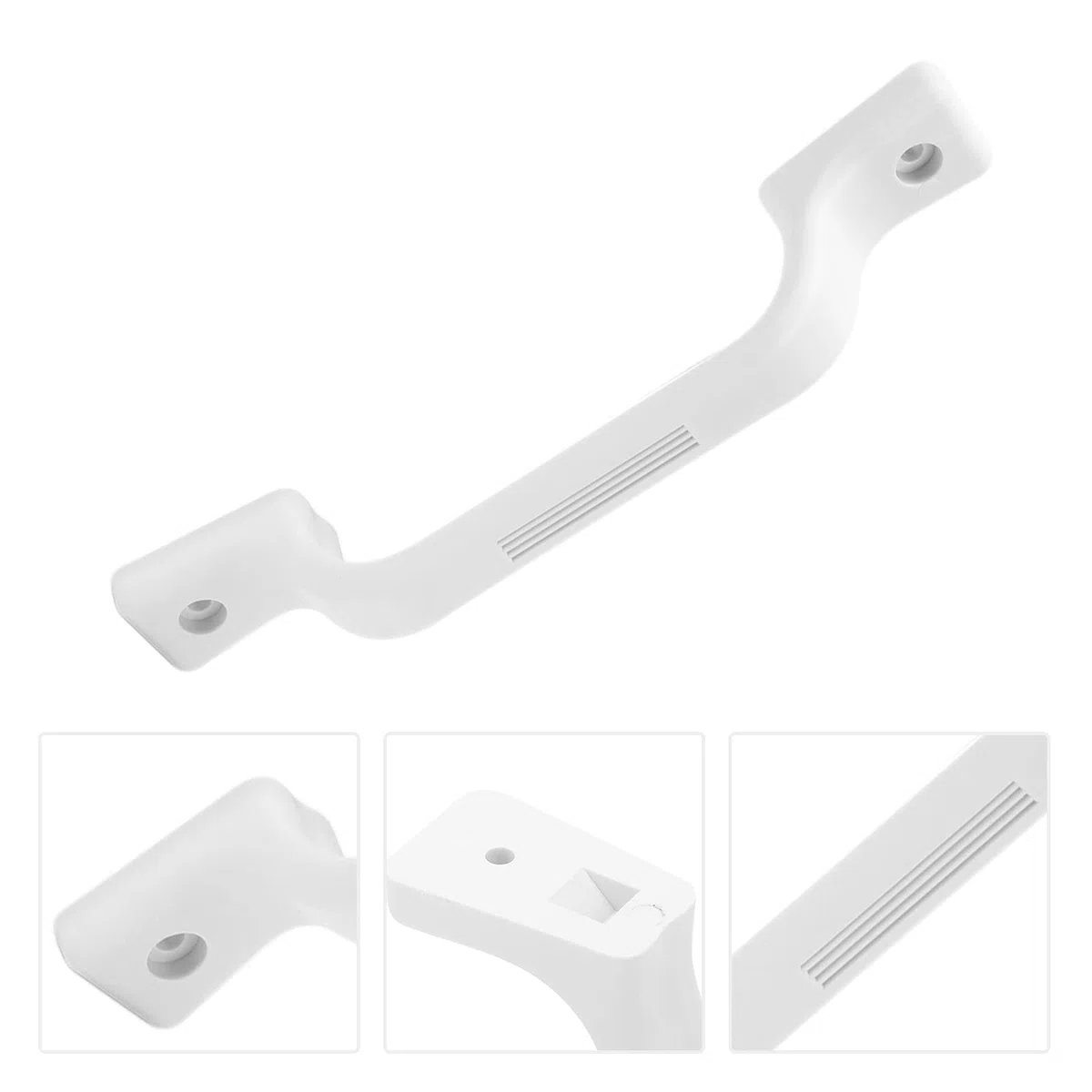 Maniglia di Manovra per Roulotte 230mm Maniglia Ad Arco in Plastica con Fori Passanti Ricambi per Roulotte Maniglia per Maniglia per Camper, Carichi, Rimorchi e Barche