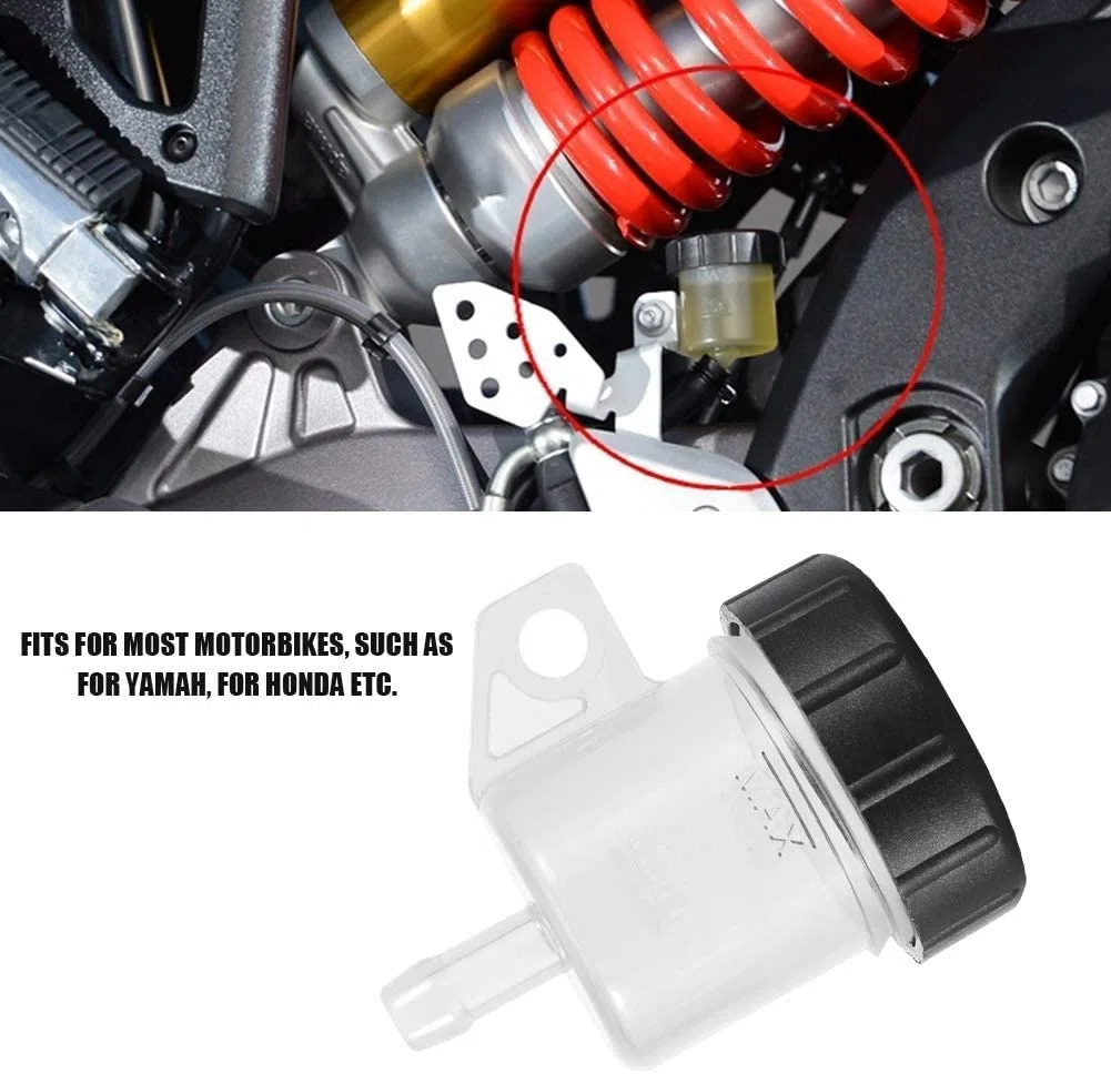 Vaschetta Olio Freni Rs 50 - Serbatoio Olio Freni Moto Deposito Freno Moto Universale Motociclo Coperchio Vaschetta Olio Freno Posteriore Moto Adatto Per Srx600 1986