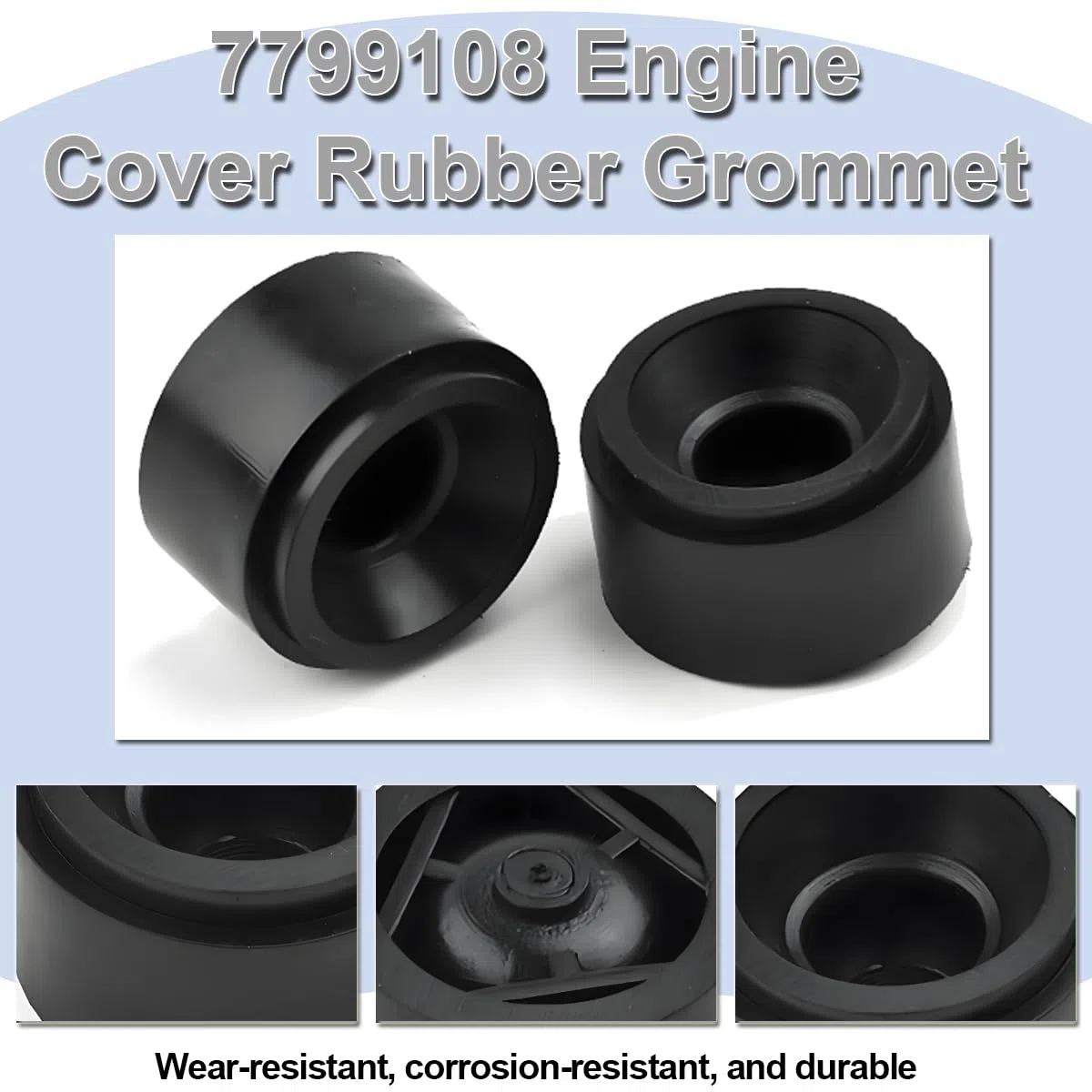 ZAMDOE 7799108 Coperchio Motore Trim Gomma Montaggio Gommino Bush per BMW 1 2 3 4 5 6 7 X Serie E81 E87 E82 F20 F21 F22 E90 E91 E92 E93 F30 F31 F34 F32 F33 F36 E60 E61 F07 F10 F11 G30 G31 F06 F12