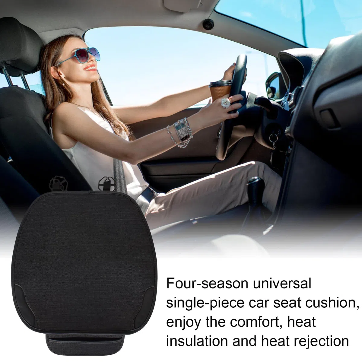 Cuscino Sedile Auto per Toyota Aygo X AB70 2021 2022 2023 2024 2025 2026, Coprisedile Anteriore Traspirante a Rete con Tasca, Protezione Antiscivolo Universale