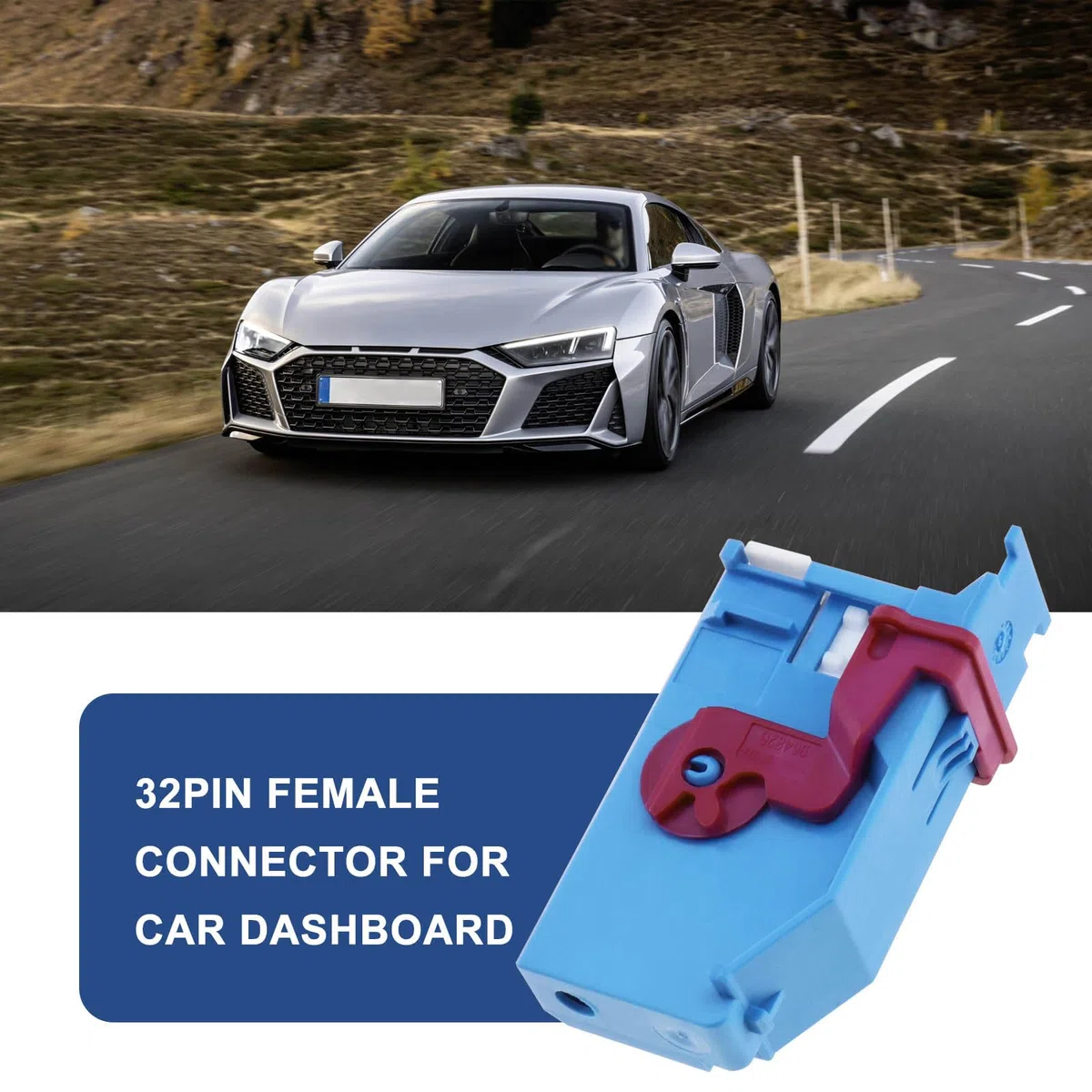 EMSea Connettore per cruscotto con 32 pin compatibile con VW compatibile con Audi compatibile con Skoda