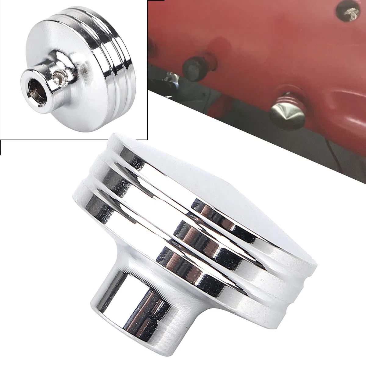 Cromo Motociclo Copertura della manopola del cavo dell'aria del carburatore per Harley Sportster 1200 Softail FLST FXST Road King 1989-2020