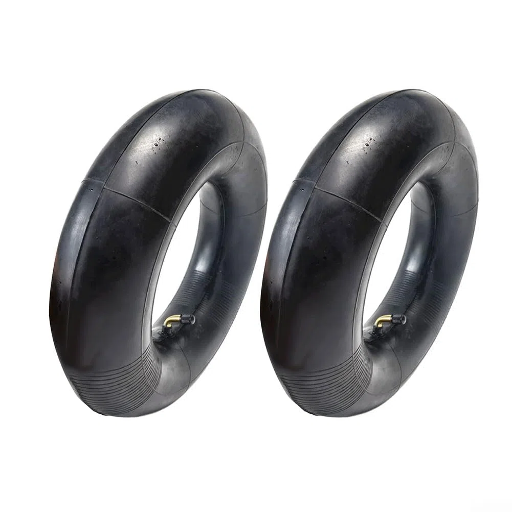 2 Pezzi Camere d'Aria per Scooter Elettrico, Camera d'Aria 13X5.00-6, Camera d'Aria 5.00-6 Tubi Interni Esterni di Ricambio Resistenti alle Forature Accessori (Valvola Curva)