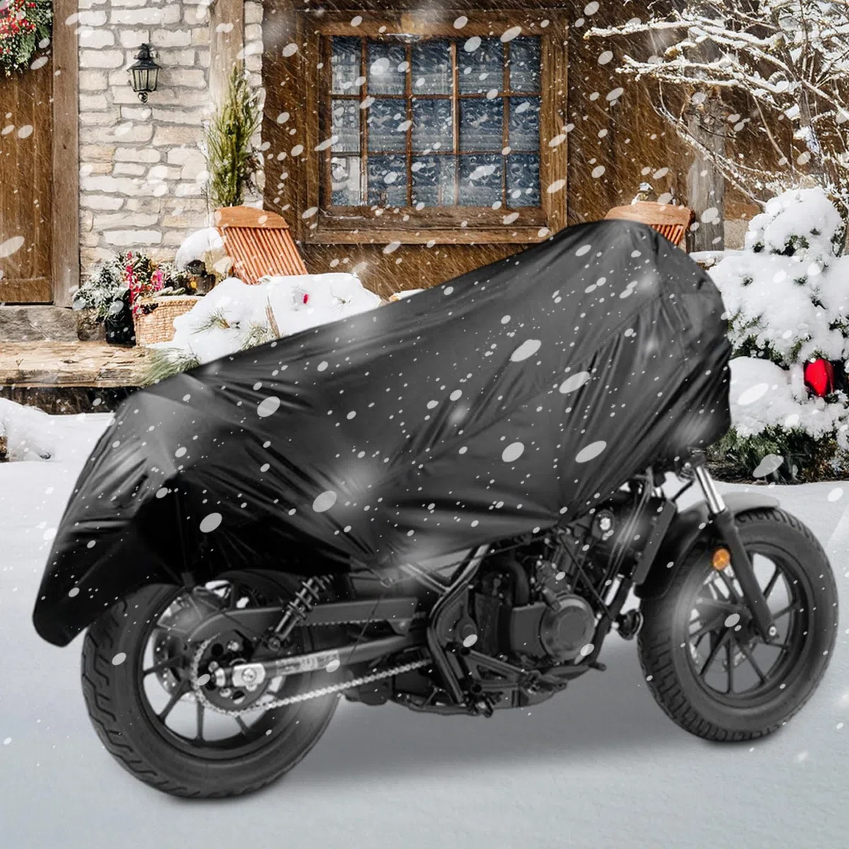 Copri Moto | Copertura per Moto Esterna Resistente per Riparo e Conservazione,Custodia Universale Antipolvere e Anti UV con Protezione Solare per Veicoli Elettrici e Auto