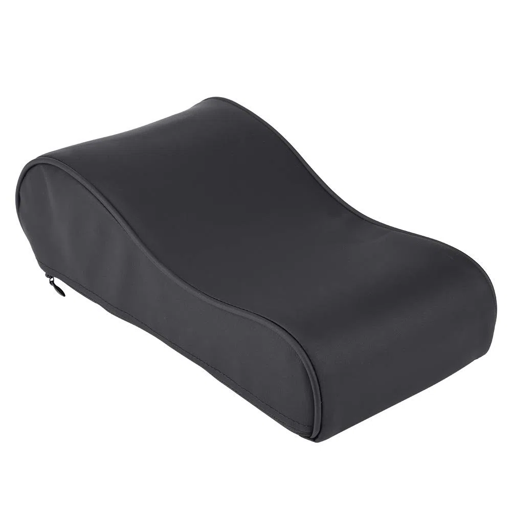 Akozon Cuscino Universale per Bracciolo per Auto in Pelle con Memory Foam, Comodo Tappetino per Auto con Tasca per Telefono per Veicoli SS e Compatti