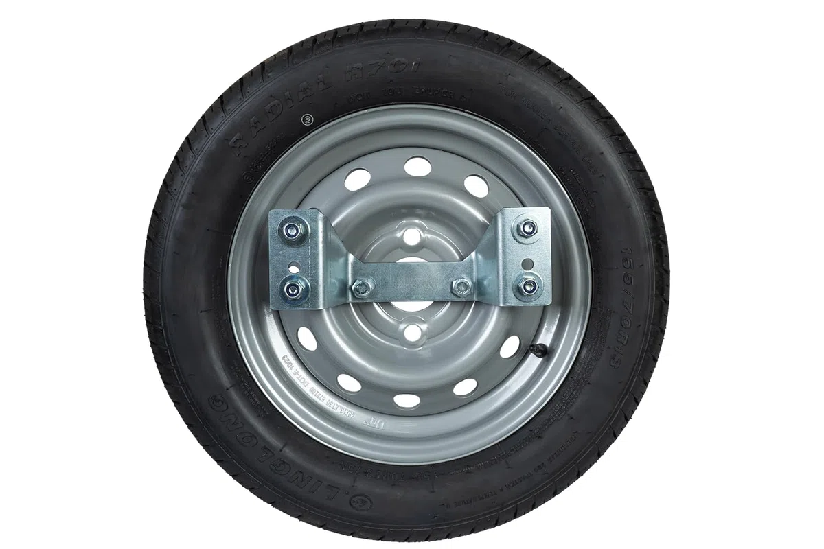 UNITRAILER Supporto Ruota di SCORTA per RIMORCHIO Garden Trailer Kipp