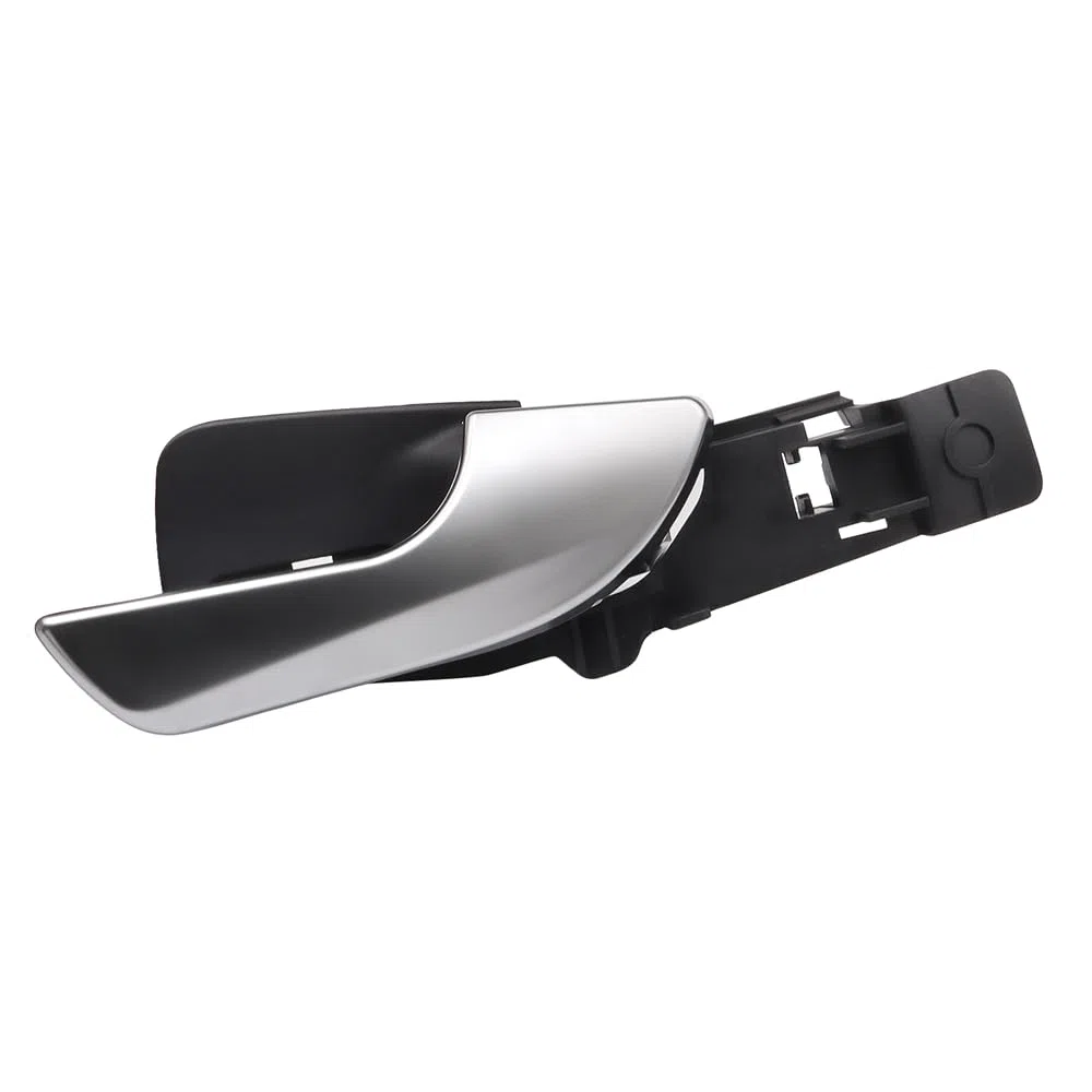 Generico Maniglia porta auto, maniglia interna porta anteriore sinistra e destra per Alfa Romeo Giulietta 2010-2019 Maniglia interna cromata argento 156092167 156092165 (Anteriore destra: 156092165)