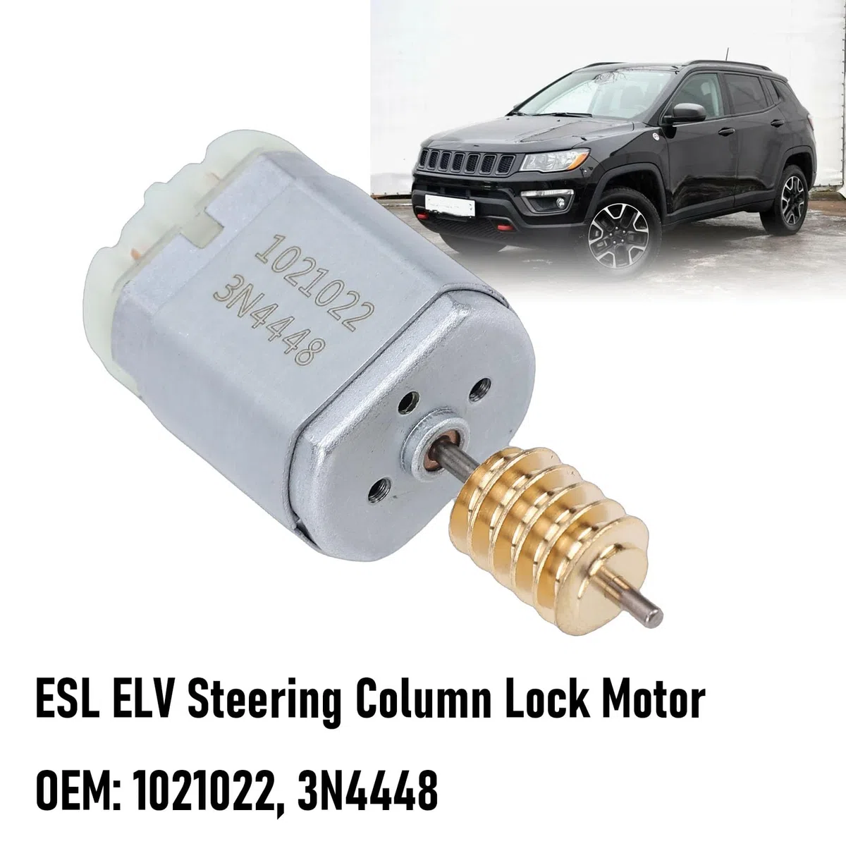 Yctze ESL ELV Motore Bloccaggio Piantone Sterzo Potente Ricambio per Limited Renegade Cherokee 5 con Codice OEM 1021022 3N4448