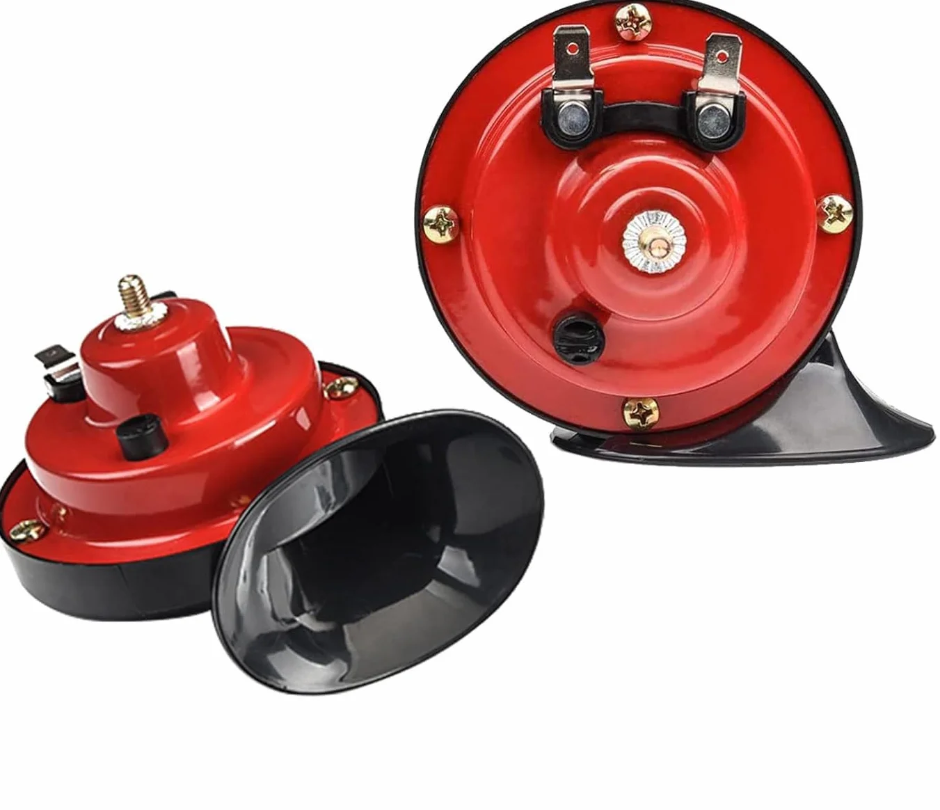 LATRAT 2 clacson da treno da 110 dB, super forte, 12 V, suono furioso, per auto, moto, bici