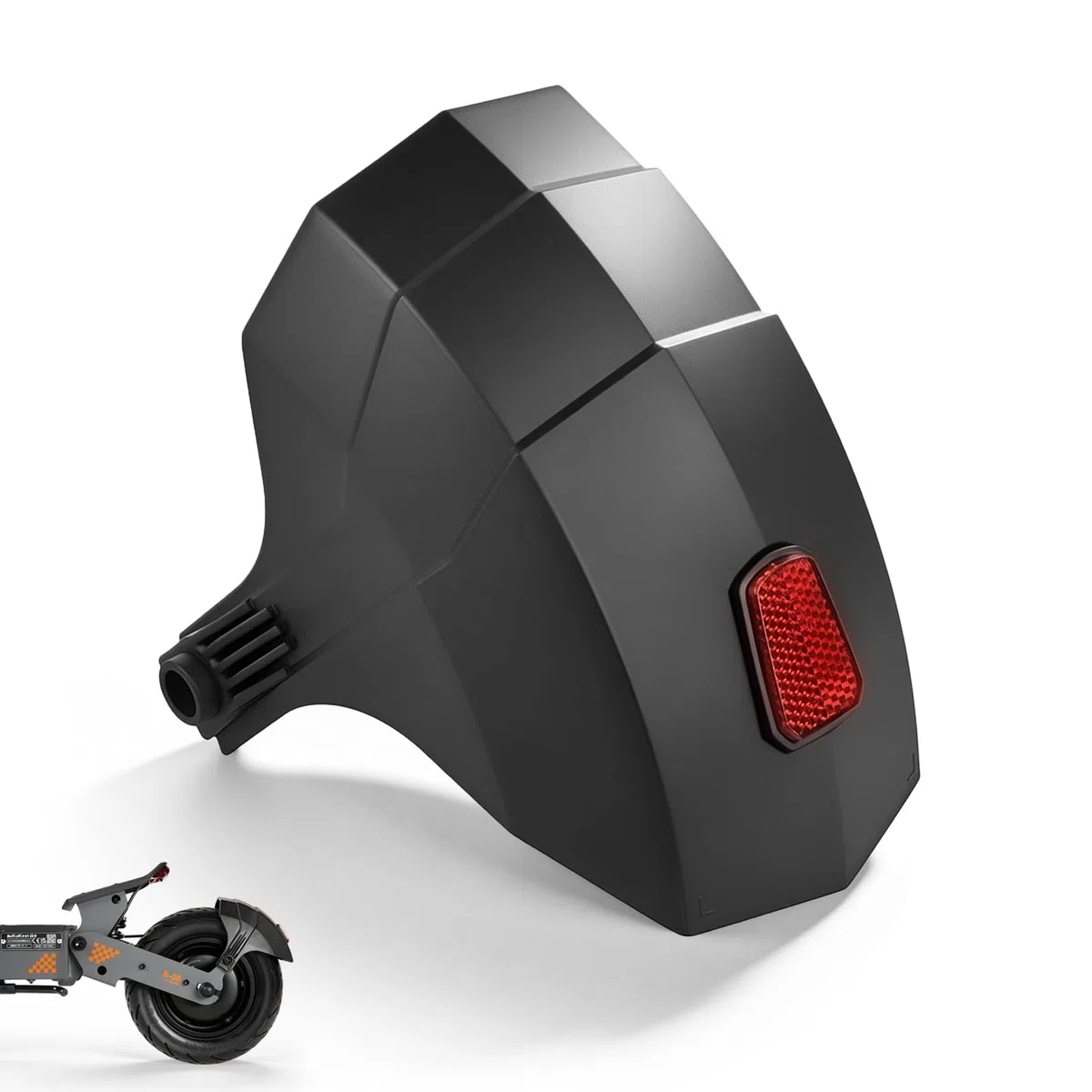 Parafango posteriore con riflettori per scooter elettrico Kukirin G2/G4