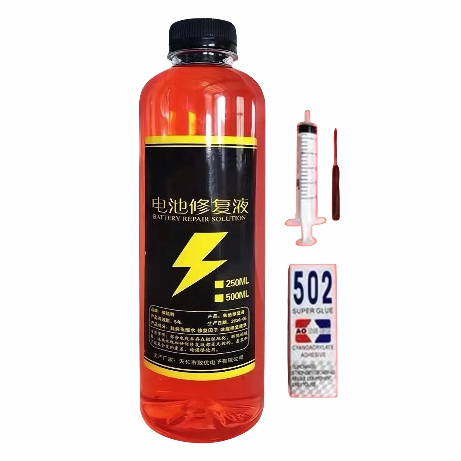 Ripristino batteria al piombo 500 ml soluzione liquida acido