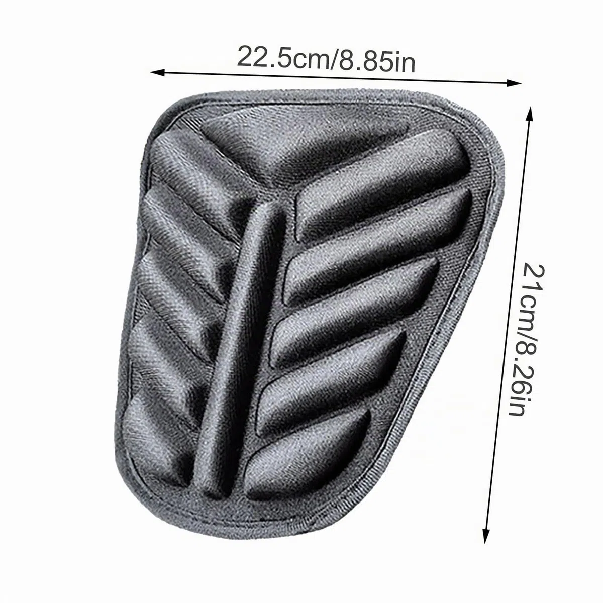 Cuscino per sedile moto in gel, cuscino per sedile passeggero, traspirante e ammortizzante, morbido cuscino a nido d'ape per lunghe pedalate