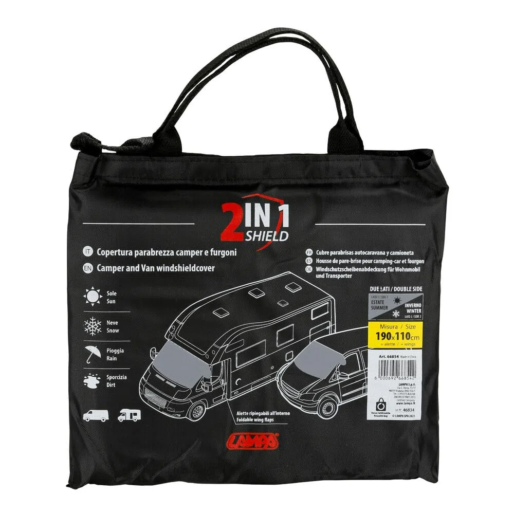 Lampa 66854 Copertura parabrezza camper e furgone - 190x110 cm