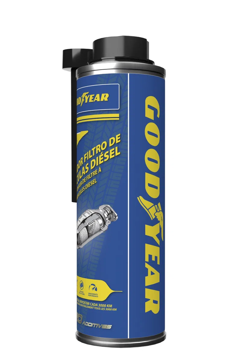 Goodyear PRO Additives Detergente per filtri antiparticolato Diesel, Additivo per gasolio 300 ml