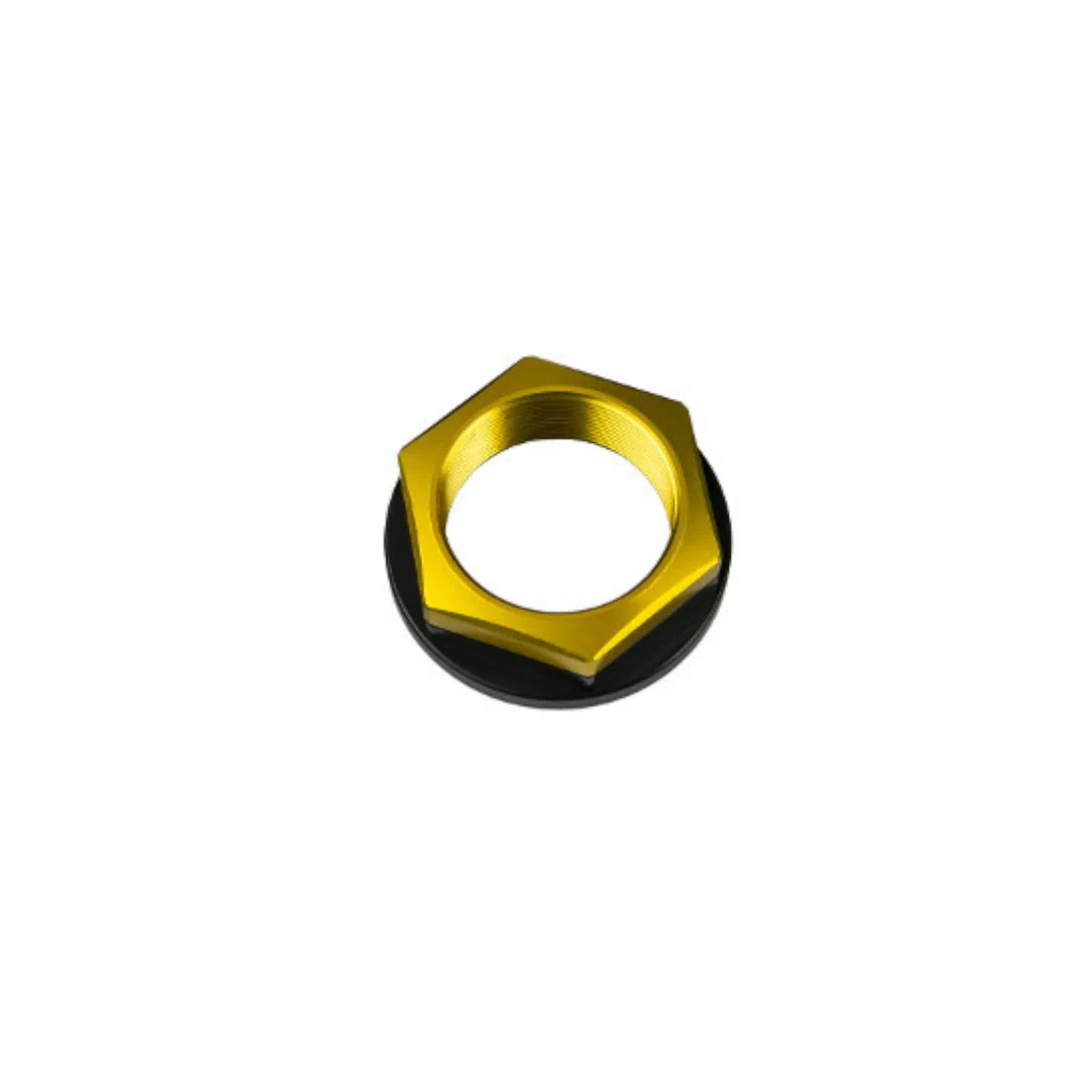 Ghiera di sterzo aperta Accossato oro con filetto M28 X 1 per Yamaha Xv Warrior dal 2003 al 2004 (CC 1700)