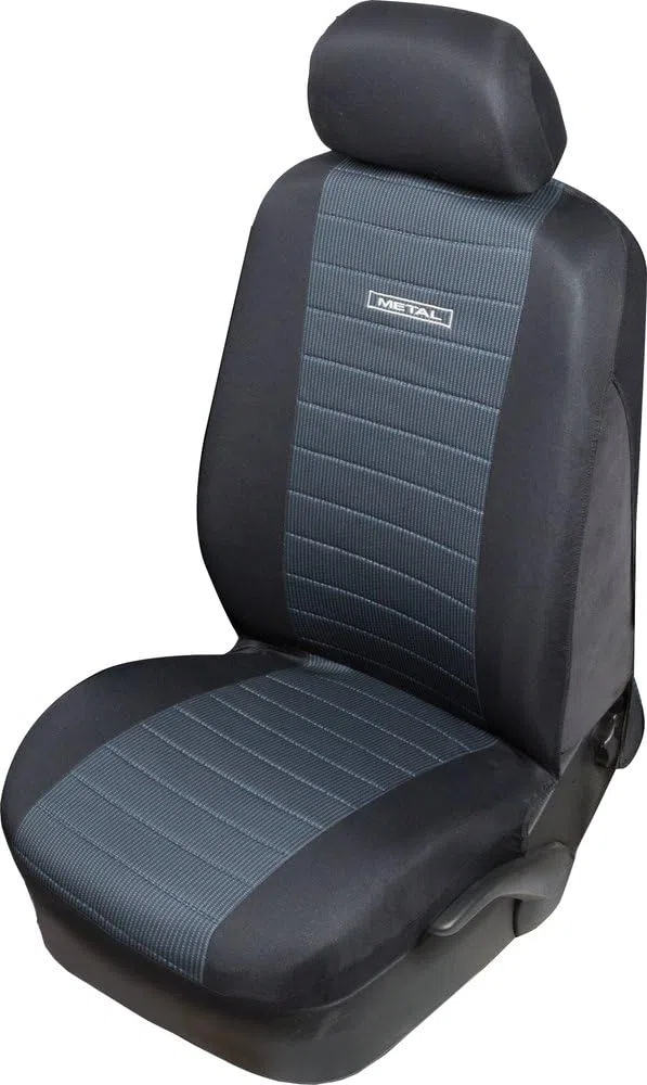 Start Coprisedile Metal singolo anteriore auto nero poliestere ptotezione sedile universale