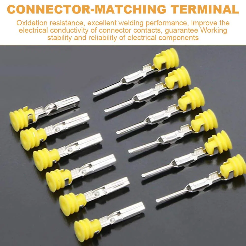 TOCYORIC 352 Pcs Connettore Impermeabile Auto 1/2/3/4 Pin, Elettrico Kit, Sigillato, 1.5mm Terminale Spina Impermeabile per Auto Camion Marina Moto