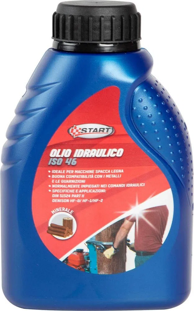 START Olio Idraulico ISO 46 Made in Italy 500 ml - Alta qualità per sistemi idraulici e macchinari - Resistenza all’usura, protezione anticorrosione e ottime prestazioni