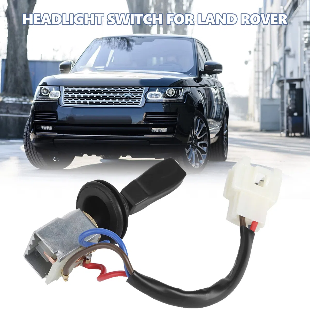 Interruttore Luci Defender, Akozon Interruttore Luce Freno Faro AMR6104 Interruttore Indicatore di Direzione Adatto per Defender 1997-2014