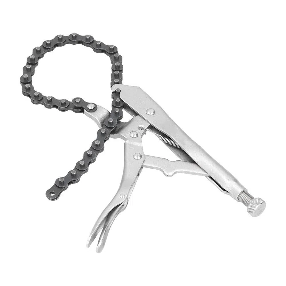 Pinza con catena autobloccante chiave inglese per tubi filtro olio