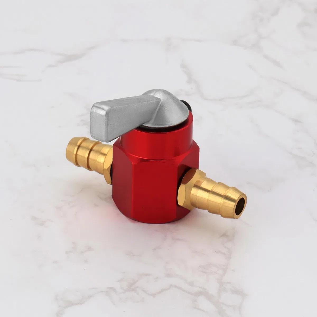 1 rubinetto del carburante in metallo da 8 mm, interruttore di accensione e spegnimento per moto, ATV, scooter, interruttore del rubinetto della benzina, rubinetto della benzina, valvola a chiave