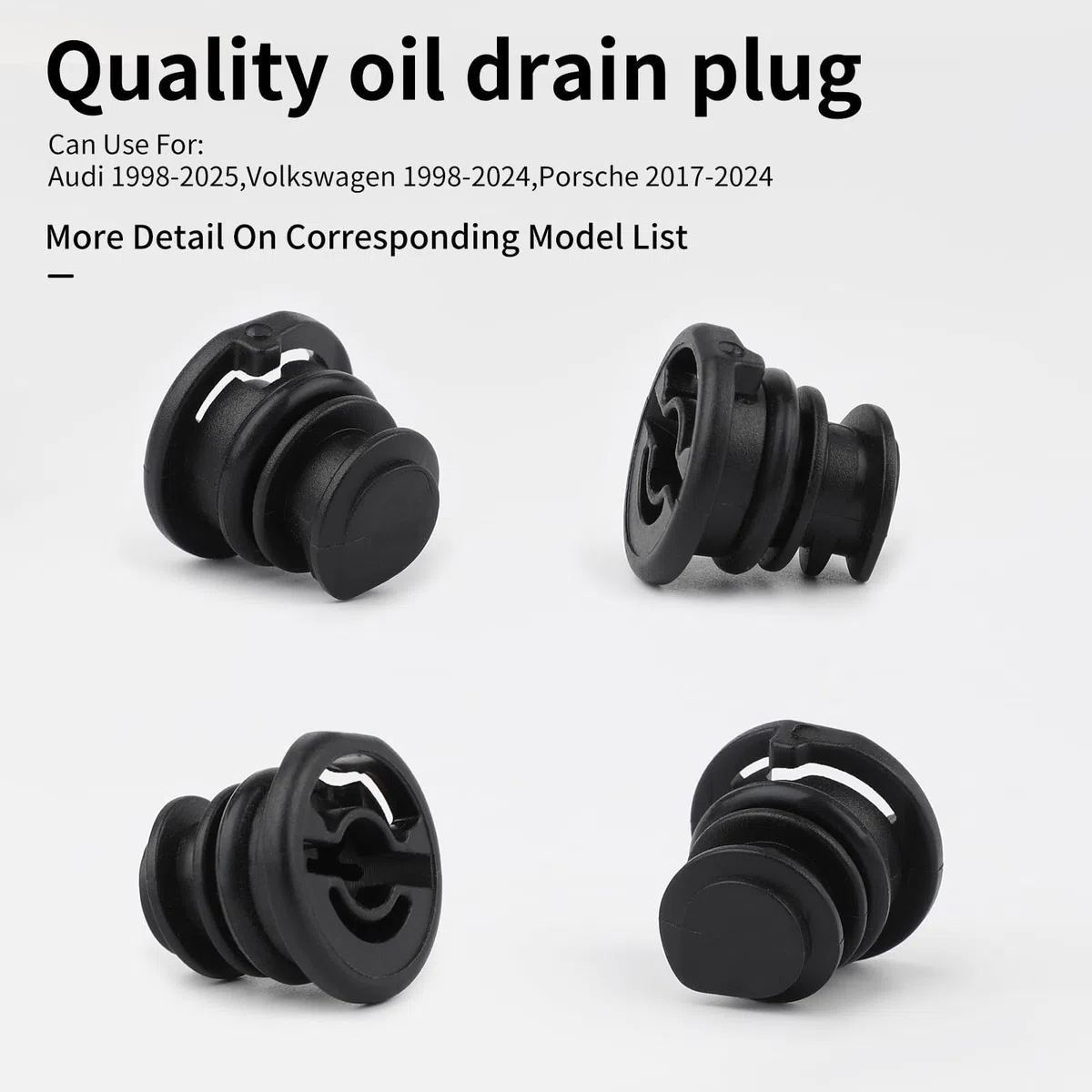 12 tappi di scarico dell'olio motore per auto, 06L103801, compatibili con Audi A1 A3 A4 A5 A6 A7 Q3 Q5 Q7 S3, per Volkswagen Golf GTI Jetta Passat Tiguan