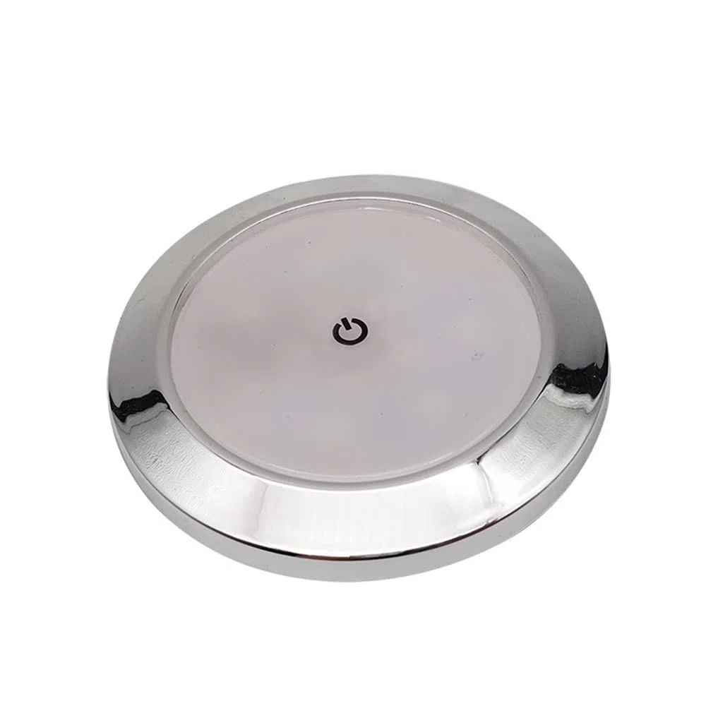 Riloer Plafoniera LED dimmerabile 12V/24V con dimmer tattile per camper, roulotte, pullman, barca, yacht, interno, vano cabina, plafoniera sul tetto