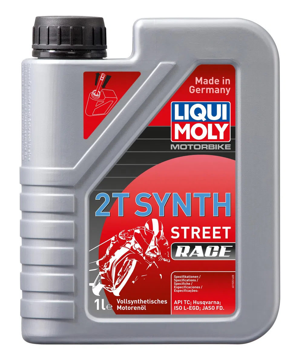 LIQUI MOLY Olio motore Motorbike 2T Synth Olio sintetico 1 L Compatibilità con YAMAHA MOTORCYCLES RD, TOMOS MOTORCYCLES FLEXER
