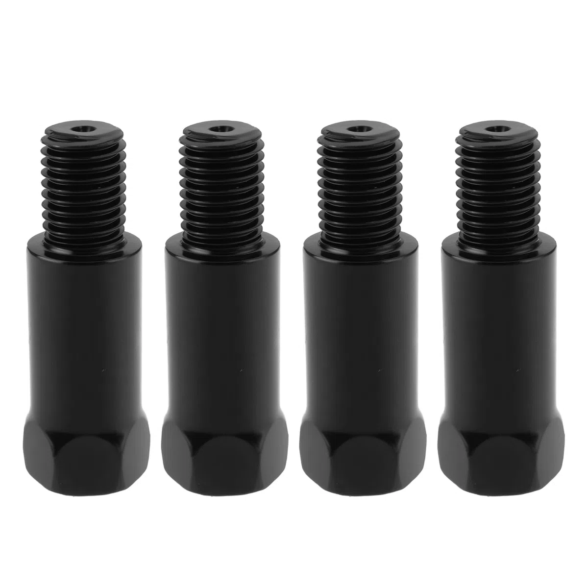 SG Store 4 Pezzi M10x1,25 Rialzi Per Motocicletta Estensione Specchietti 43 Mm Adattatore Per Specchietti Regolazione Altezza Filettatura Sinistra