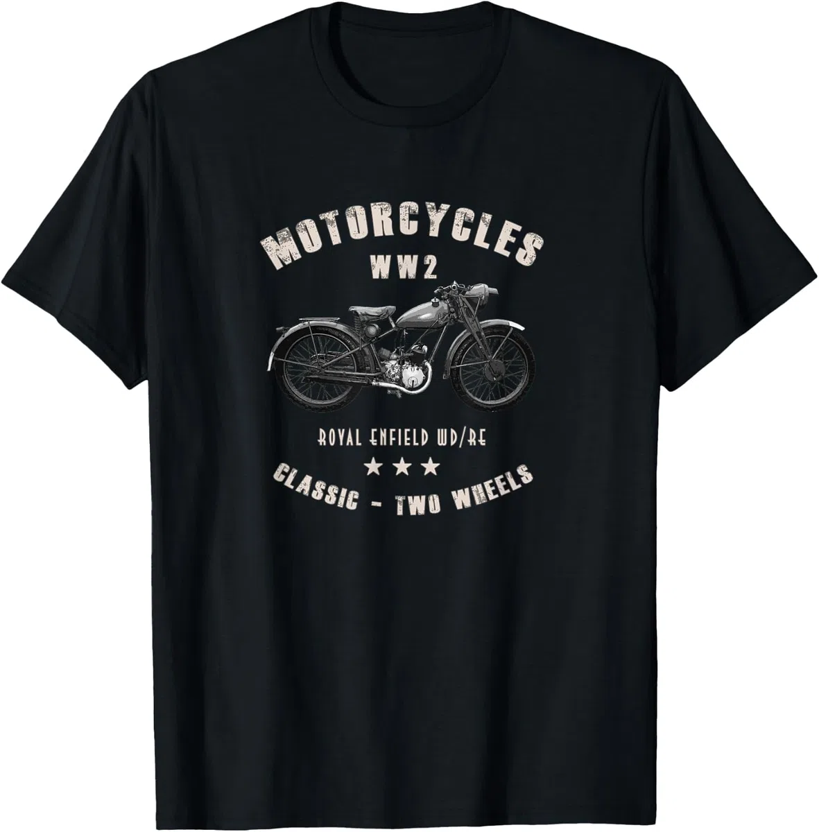 Royal Enfield WD/RE Moto Classica WW2 Maglietta