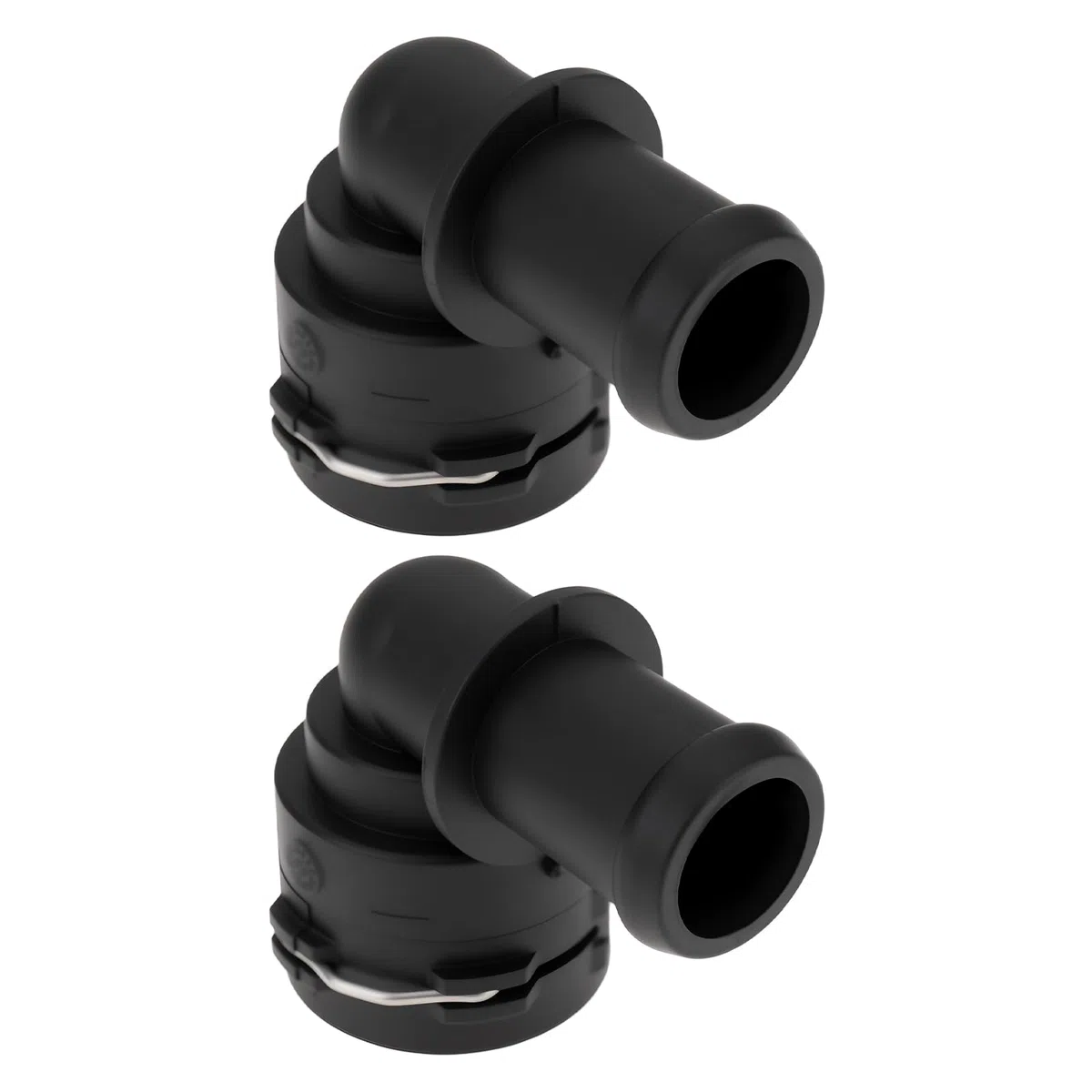 ECSiNG 2 Pezzi Flangia Refrigerante Auto 5Q0122291AJ 5Q0122291H Compatibile Con Audi Sportback 2018/09-2025/12