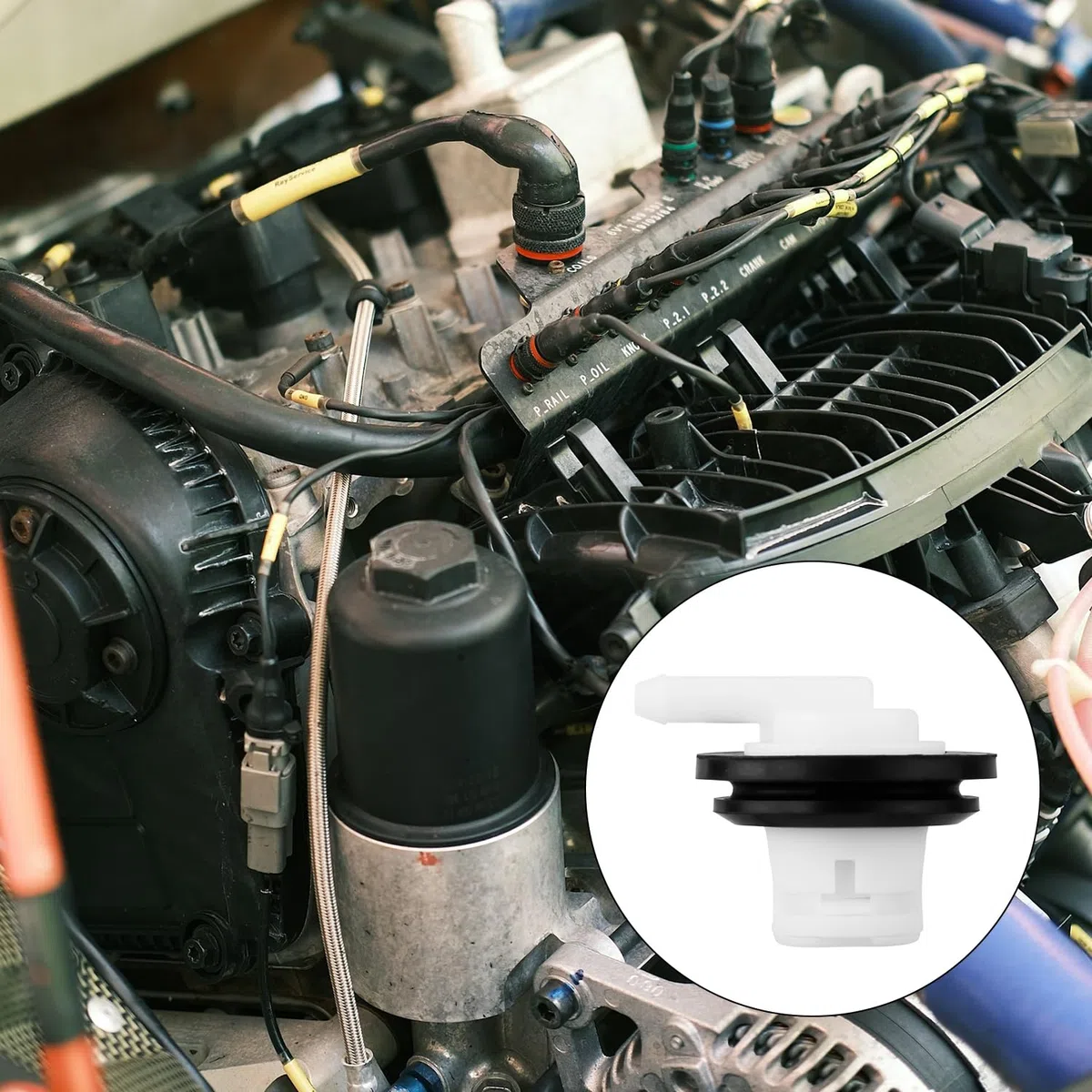 2pz Valvola Sfiato del Serbatoio Gas, Valvola Sfiato Serbatoio Carburante 5360058 911-060 Vapore Carburante Guarnizione Senza Perdite per Veicoli Automobilistici Dodge Ram Cherokee