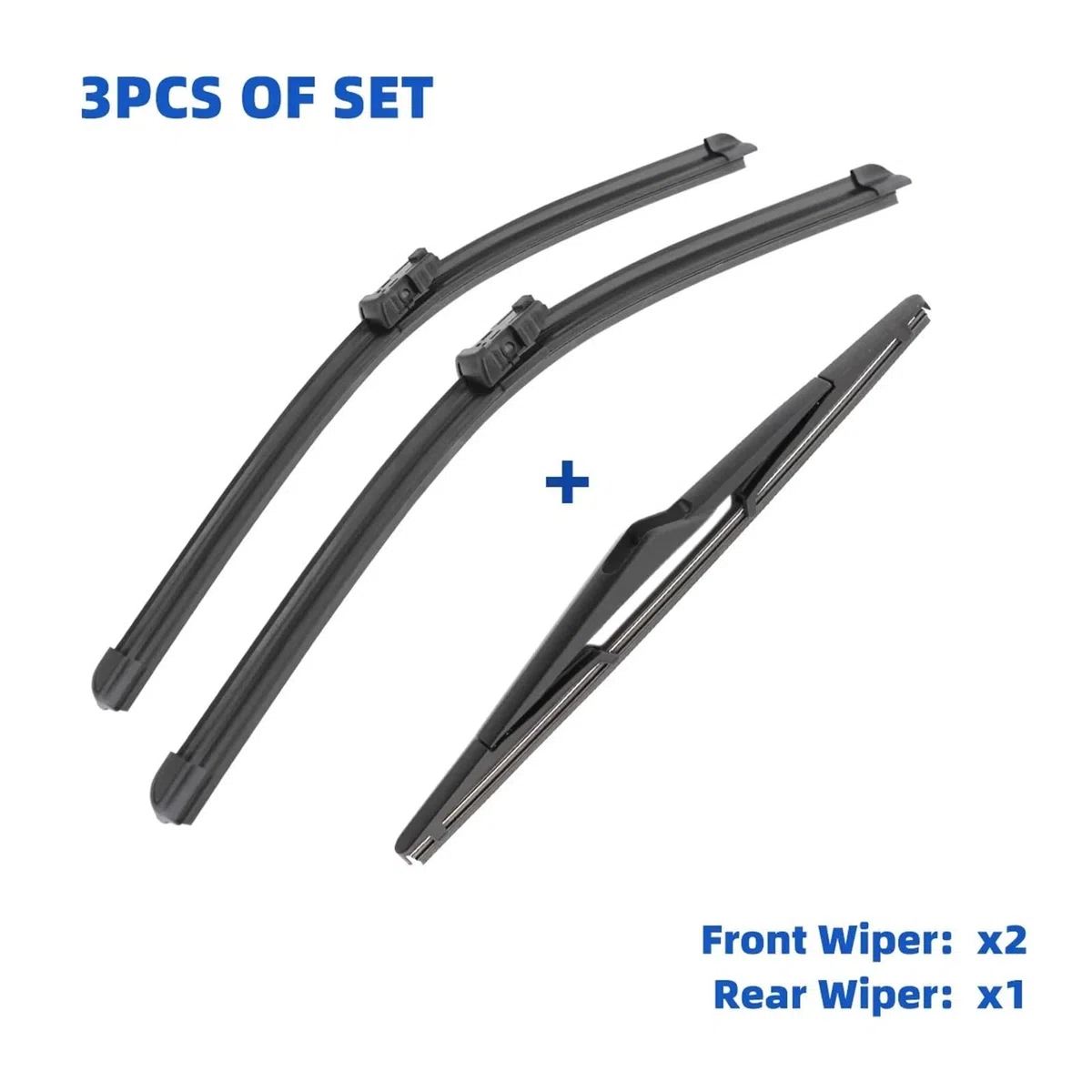 Tergicristallo Per Ford Per Fiesta MK6 2008 2009 2010 2011 2012 2013 2014 2015 2016 26 "+ 15" + 12" Anteriore Tergicristallo Posteriore Parabrezza Accessori Finestre Tergicristalli