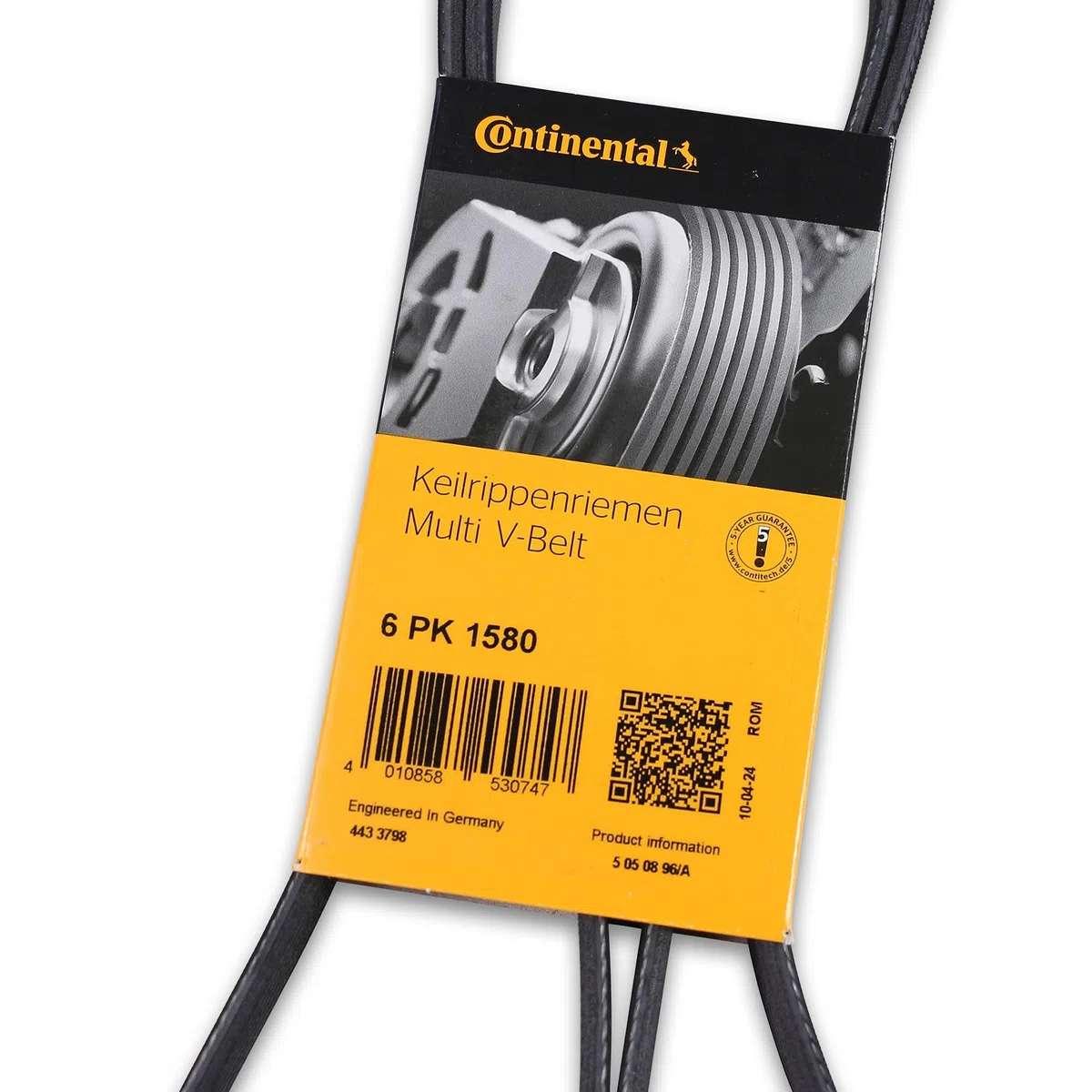 Contitech 6 PK 1580 Cinghie Trapezoidale