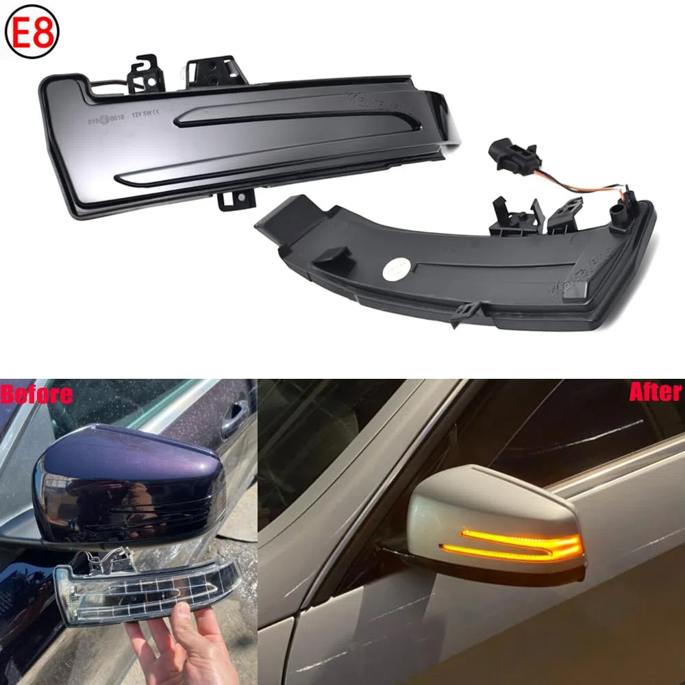 Indicatori di direzione dinamici a LED per W204 W176 W212 CLA A B C E S GLA GLK CLS classe W246 C117 X156 X204 W221 W218