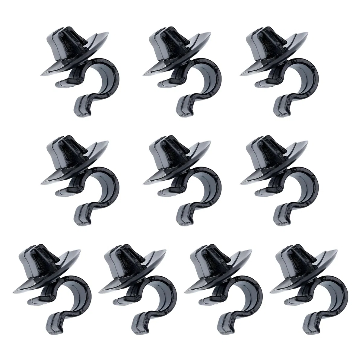 10 Pezzi Supporto per Asta per Cofano, 792834-7928.34, Supporti di Fissaggio in Plastica per Cofano Compatibile con C2 C3 C4 C5 106 206 306 3008 407 B9