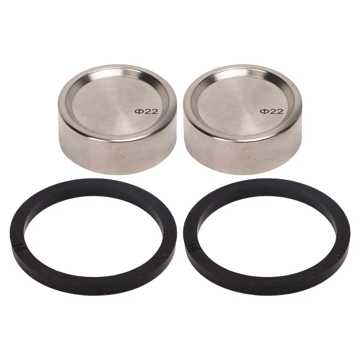 Pistone per Pinze per Pinza Freno a Disco Ciclico, Pinna Freno Pistone Piston del in Lega di Titanio in Lega di Titanio Monte Sostituzione 2 PCS Pistoni Pistoni