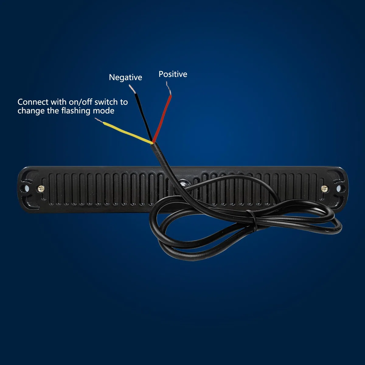 Kit da 2 Luci Strobe LED Emergenza, 12 LED Bianchi a Montaggio a Superficie, Luci Lampeggianti per Avviso di Pericolo, Compatibili con 12V-24V per Veicoli da Costruzione, Camion, Fuoristrada