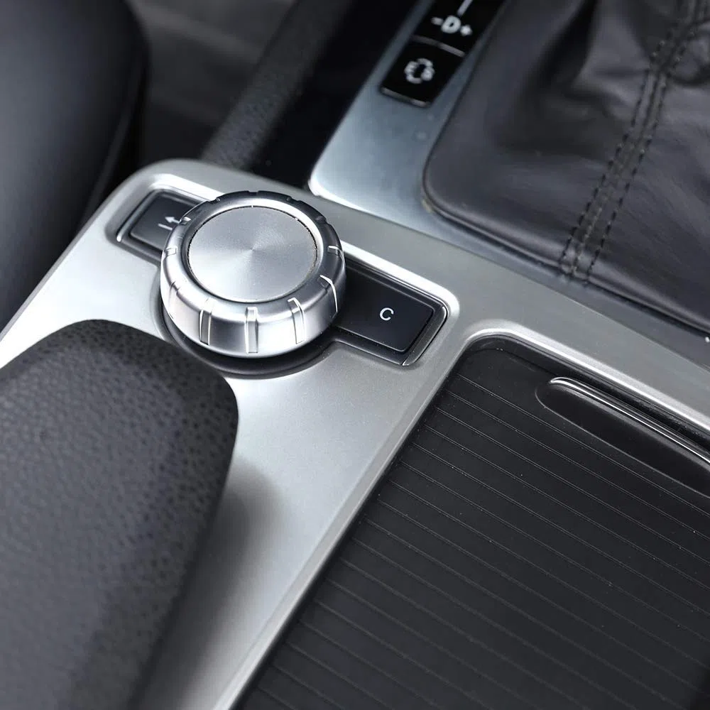 per classe C W204 2008-2014 auto ABS argento opaco console centrale portabicchieri telaio trim accessorio per Benz classe E W212 Coupe W207 C207