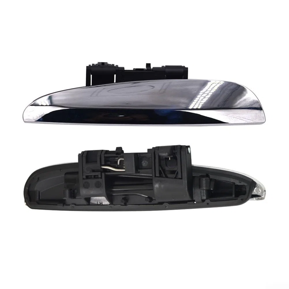 Coppia Maniglie Esterne Porte per Fiat per Croma 2005-2011, Ricambio Anteriore Sinistro Destro ABS Nero, OEM 735402348 735402351