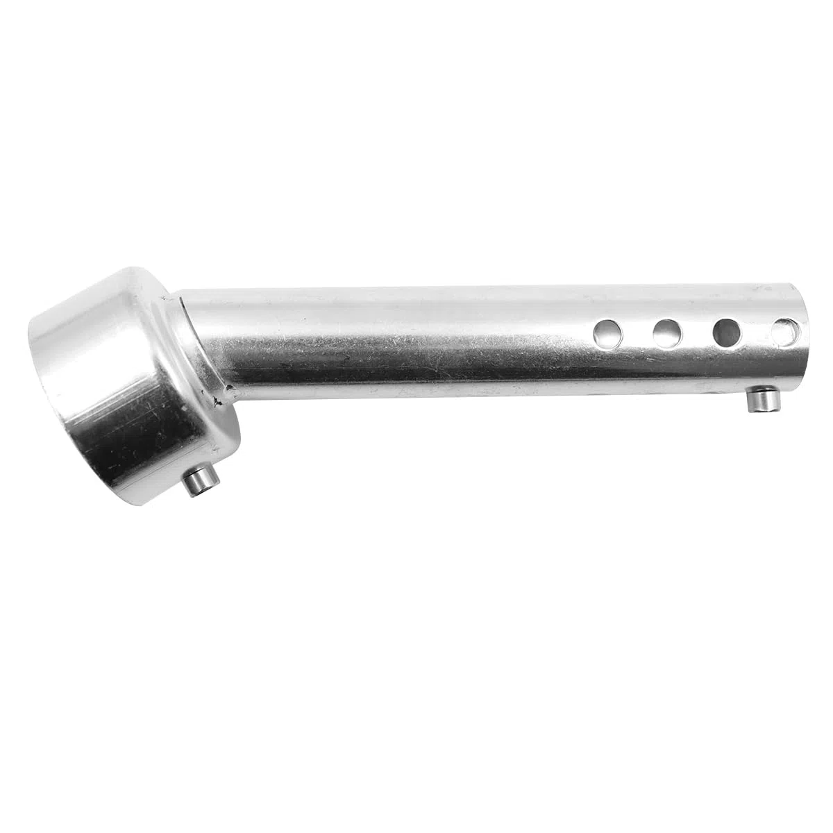 Sarini Silenziatore di Scarico Moto da 48 mm Silenziatore Posteriore per Moto per Scooter Moto da Strada collettore