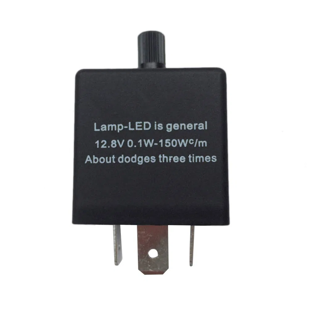 Zerodeko Relè Auto per Nero LED Lampeggiante Frequenza Regolabile Segnalazione in, Flash Cambio di per Indicatore Veicolo