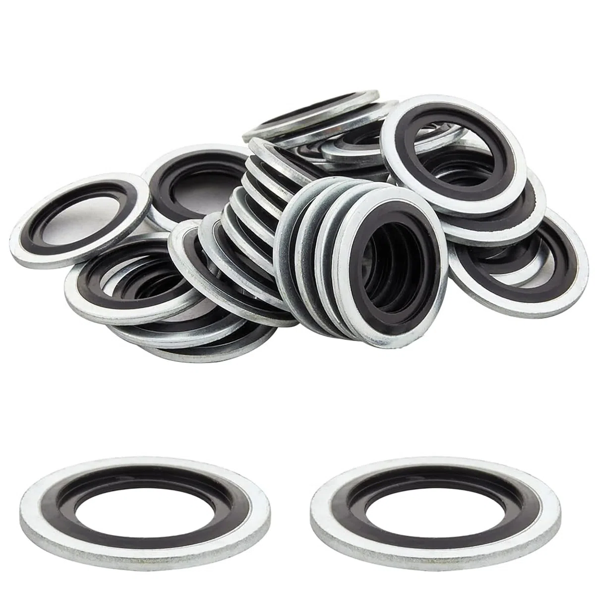 Guarnizioni per tappo di scarico olio, confezione da 20 viti di scarico olio anello di tenuta, OEM 110265505R, 6079970345, 8200641648, 3121867, 7700266044 compatibili con Captur Clio Laguna Megane