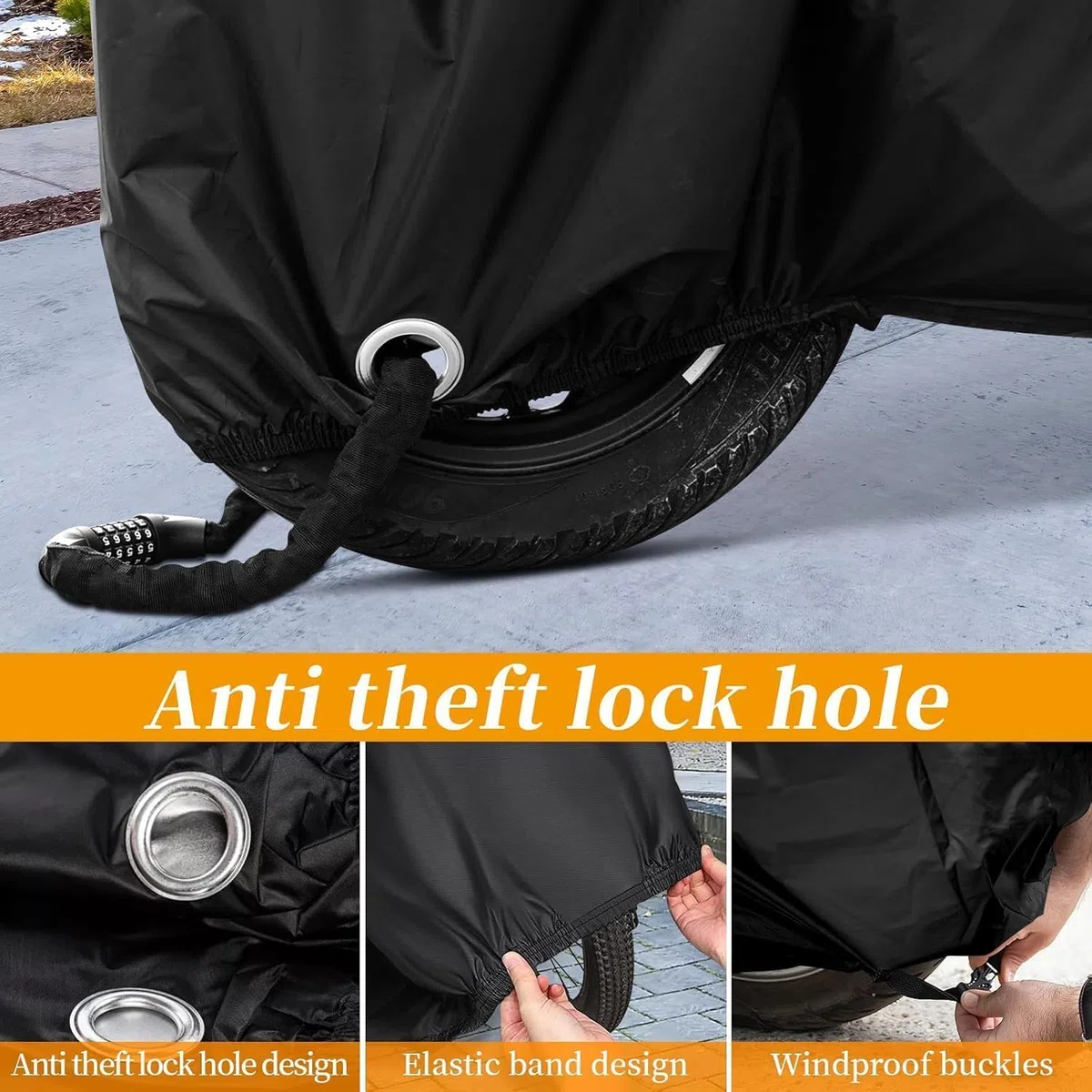 Telo Coprimoto per Honda Scooter Model Forza 350 Forza 125 Sh 350i Copertura Motociclo Scooter Copri Impermeabile Antipioggia Anti-UV Fatto su Misura
