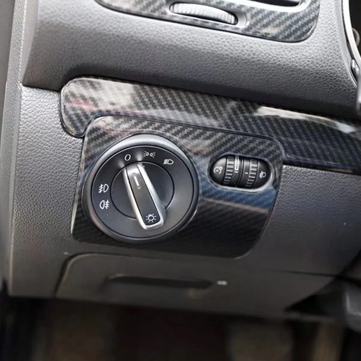 HIGH FLYING per Golf VI 6 MK6 2008-2012 Cornici dei Pannello Sinistro Interno Plastica ABS 1 Pezzi