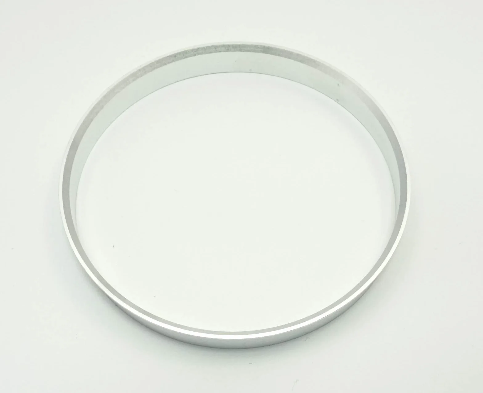 4 Anelli di centraggio in alluminio/alluminio in argento 74,1 mm – 72,6 mm