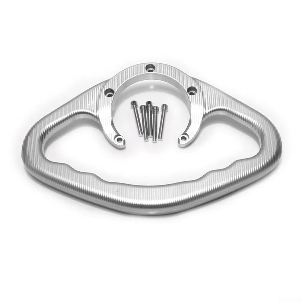 YJDOORPLAY Barra di Presa Antiscivolo per Serbatoio Passeggero Moto Maniglia di Sicurezza CNC Alluminio Per Yamaha FZ1 FZ6 R1 R6 Barra di Presa Maniglia Serbatoio Alluminio Moto Supporto di Sicurezza