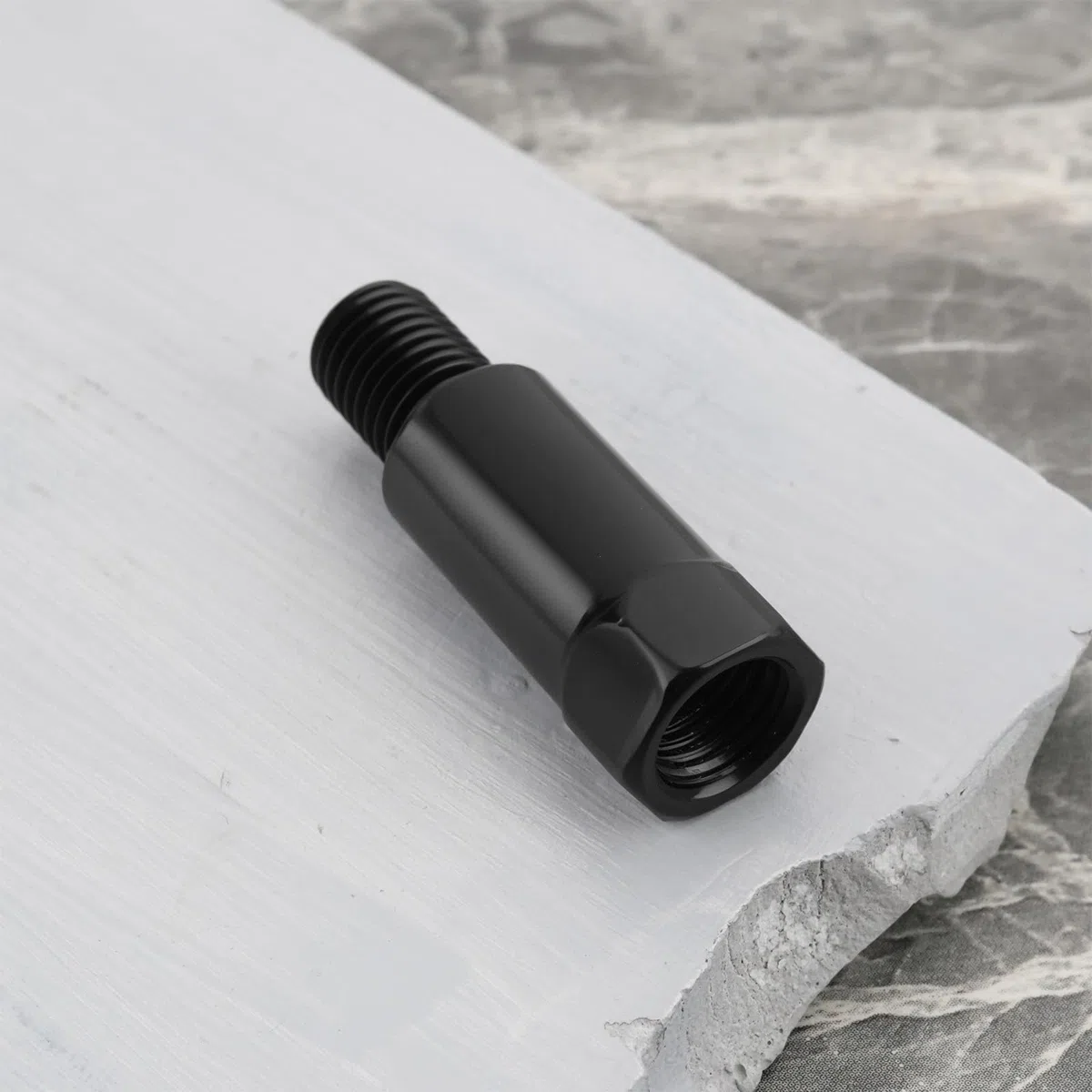 SG Store 4 Pezzi M10x1,25 Rialzi Per Motocicletta Estensione Specchietti 43 Mm Adattatore Per Specchietti Regolazione Altezza Filettatura Sinistra